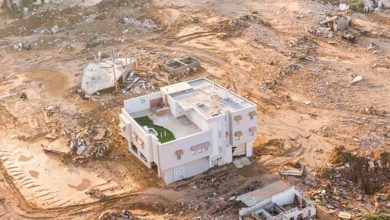 A house that survived the Derna floods