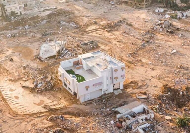 A house that survived the Derna floods