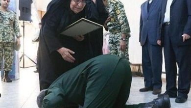 Iraqi Man Kisses the Foot of an Iranian Cleric