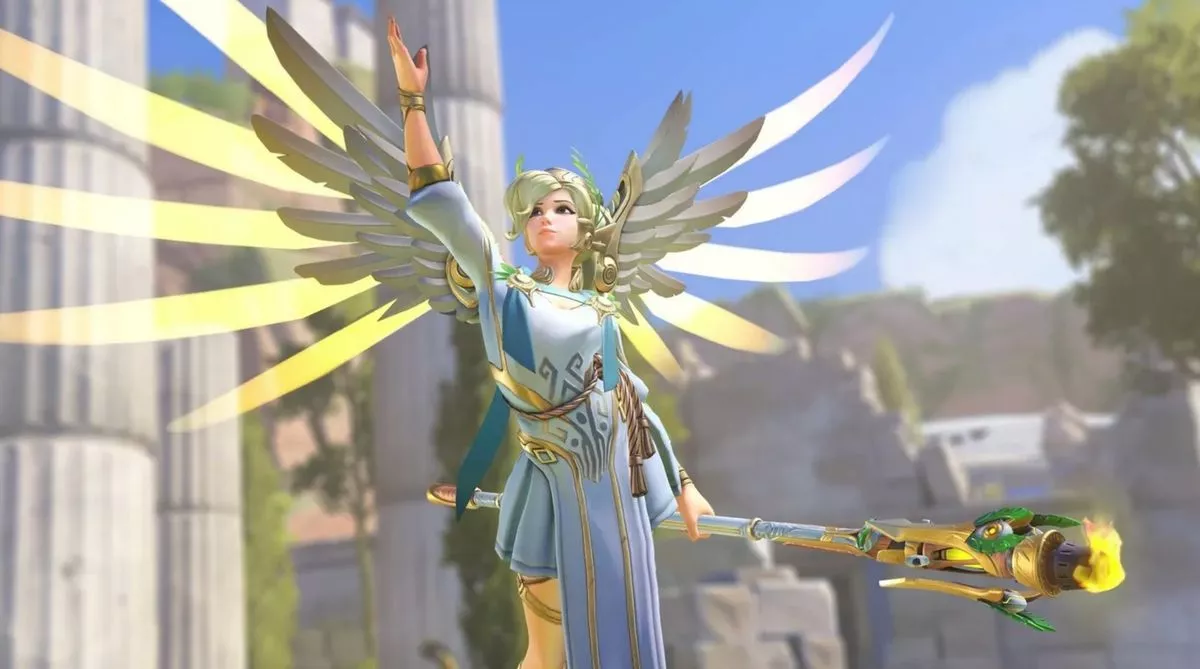 Mercy character in Overwatch