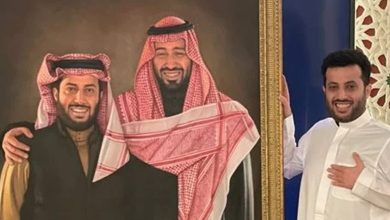 Mohammed bin Salman and Turki Al-Sheikh