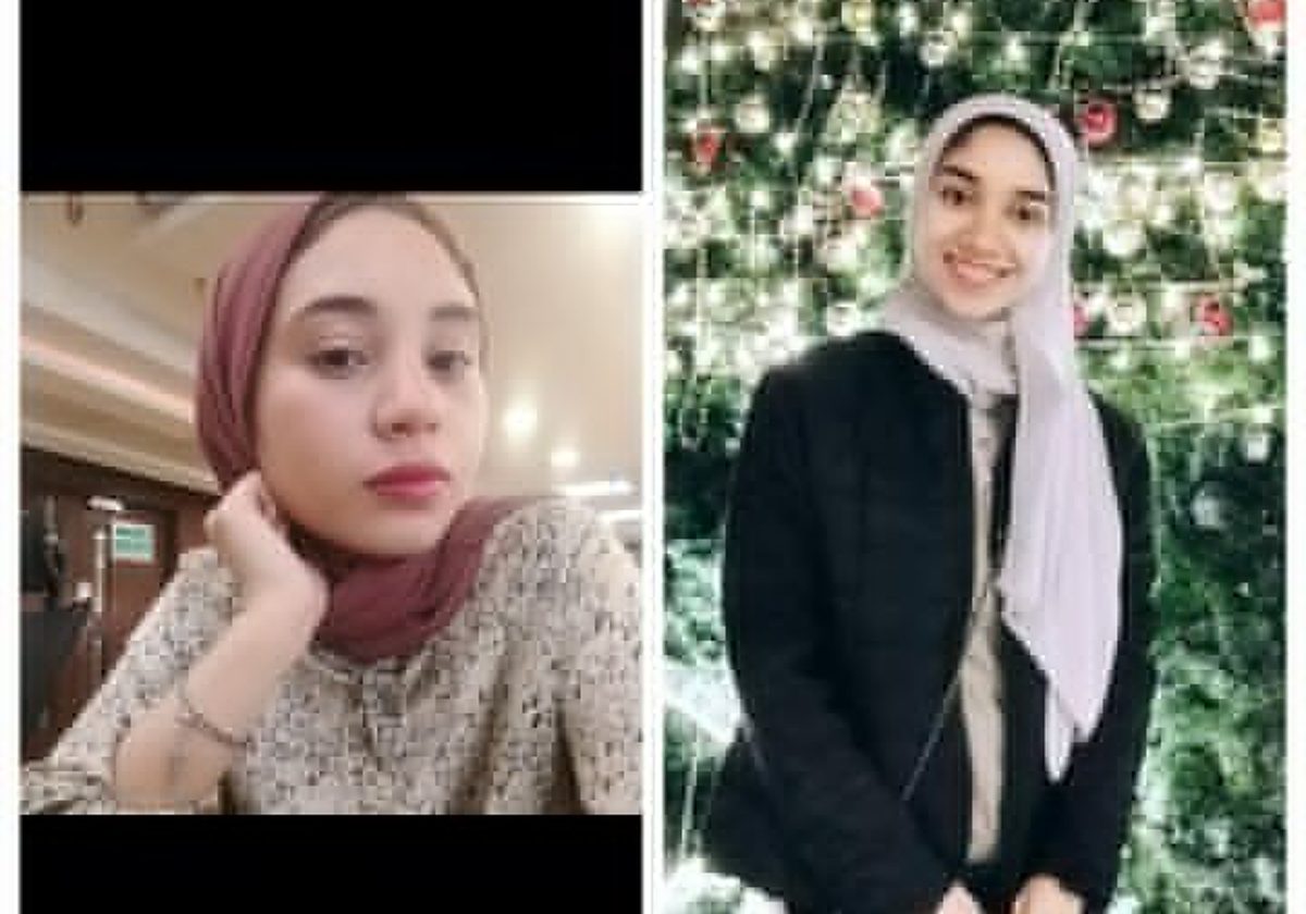 The Egyptian teacher posted photos of his two daughters, who were allegedly kidnapped