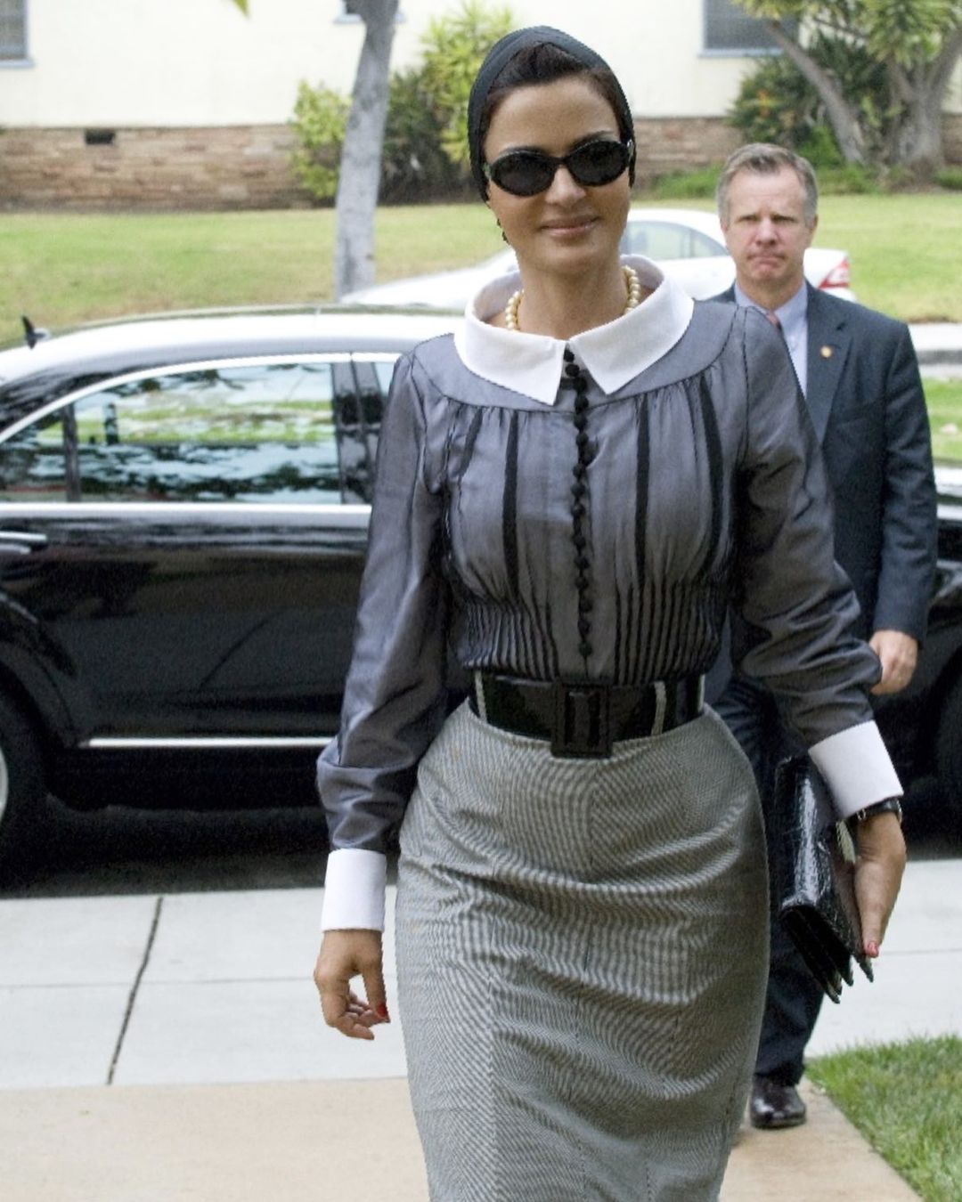 The Princess visits Harvard-Westlake Preparatory School in Los Angeles