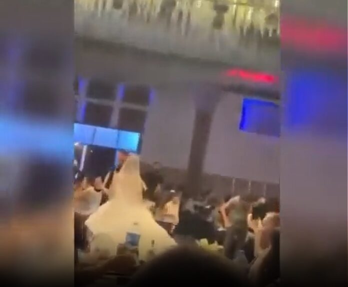 The bride and groom's last dance before the fire tragedy