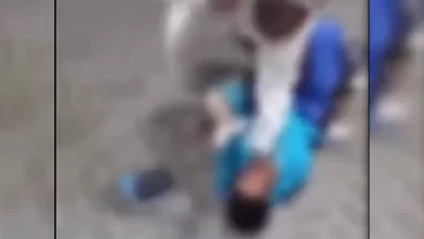 A fight between two individuals in Saudi Arabia.