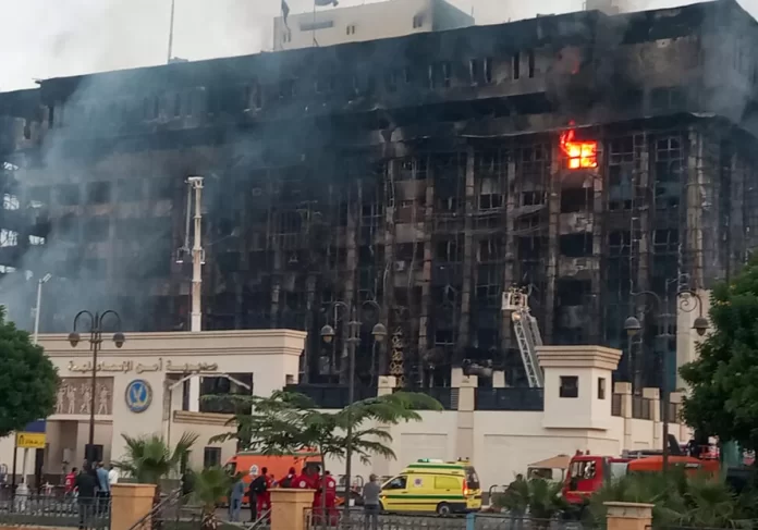 Ismailia Security Directorate Blaze