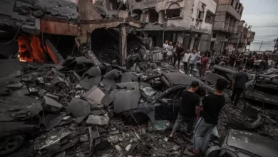 Significant destruction due to Israeli bombing on Jabalia