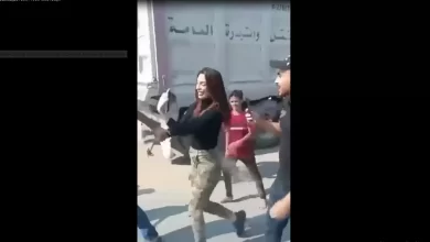 The Israeli female recruit taking a selfie while being captured