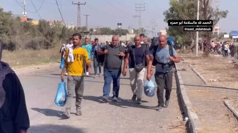 Al Jazeera correspondent Wael Al-Dahdouh is forcibly displaced to southern Gaza due to the intense airstrikes by the occupation forces.