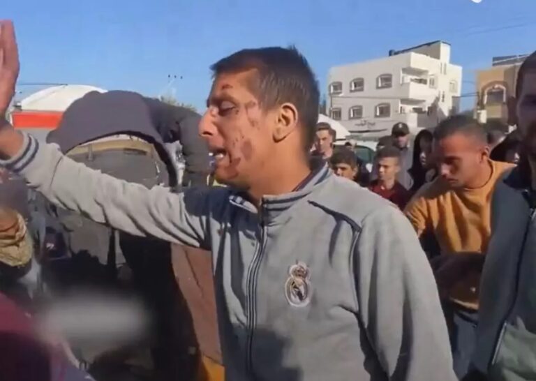 Silent Tears: A Palestinian Son’s Farewell to His Mother Amidst Gaza’s Tragedy