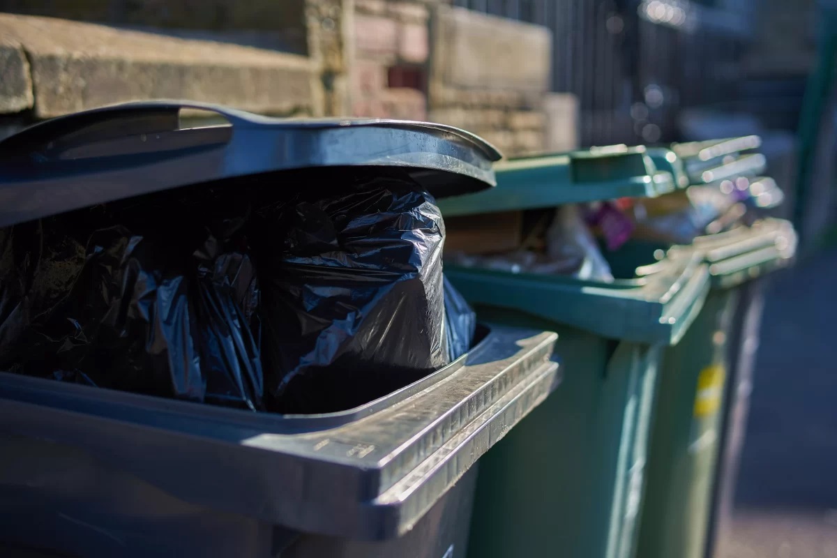 Cleaning workers found the body of an unidentified girl inside a large bag