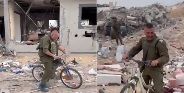 Heart-Wrenching Betrayal: Occupation Soldiers Steal Bicycles from Gaza’s Targeted Children