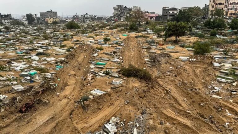 Desecration in Gaza: Occupation Forces Demolish Cemeteries, Leaving Families in Despair