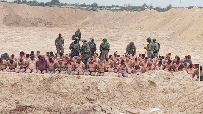 Crimes Against Humanity Unfold as Israeli Occupation Forces Arrest and Disrobe Civilians in northern Gaza