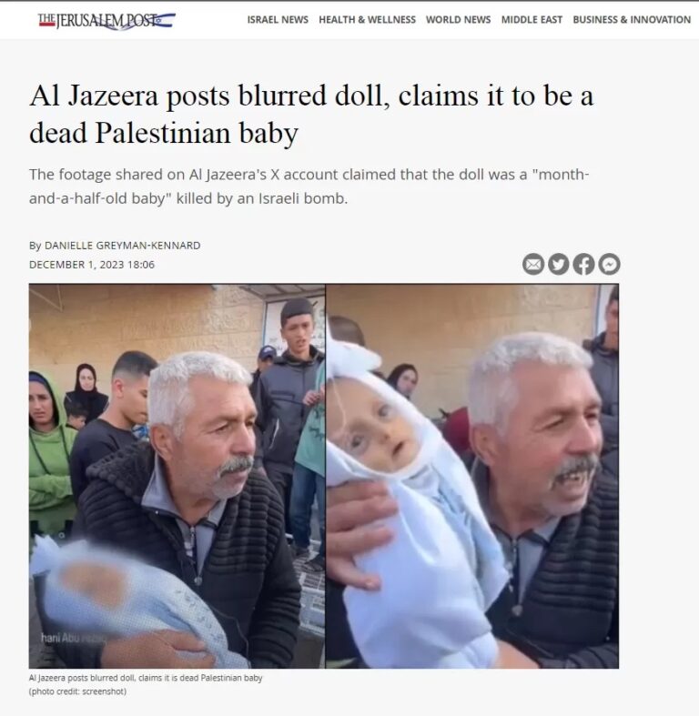 Media Controversy Unveiled: The Jerusalem Post Apologizes for False Reporting on the Gaza War