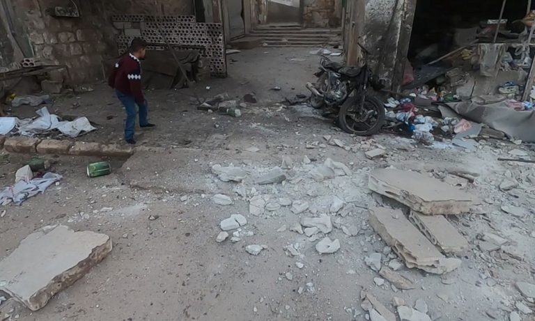 Bashar is bombarding civilians in Idlib