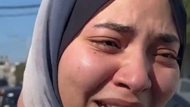 A heart-wrenching video for the sister of journalist Mustafa Thraya after his martyrdom