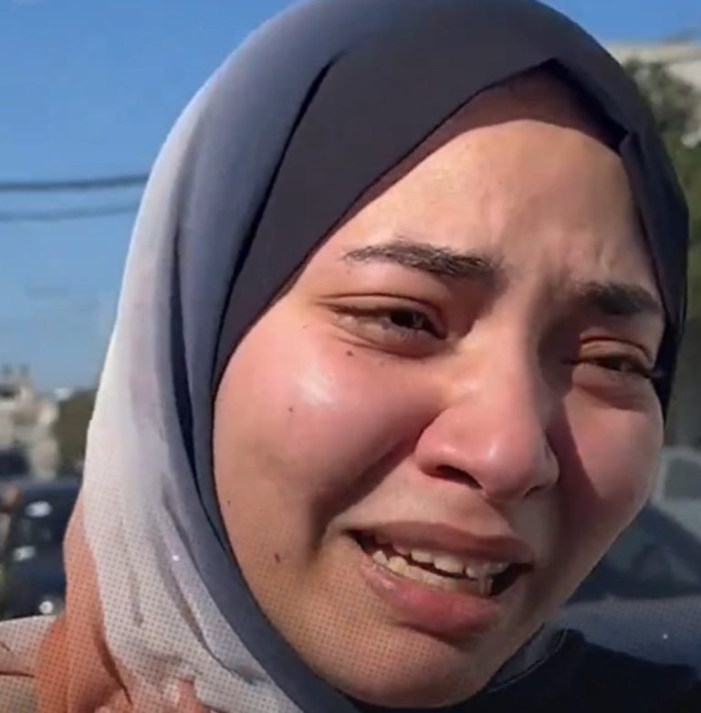 A heart-wrenching video for the sister of journalist Mustafa Thraya after his martyrdom