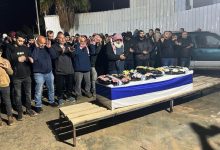 the funeral of Ahmed Abu Latif.