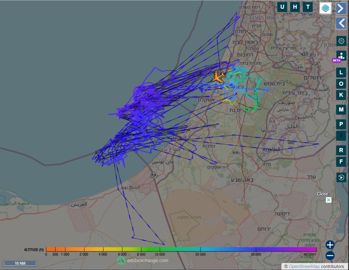 the reason behind Israeli military aircraft entering Egyptian territory 100 times since October 7th