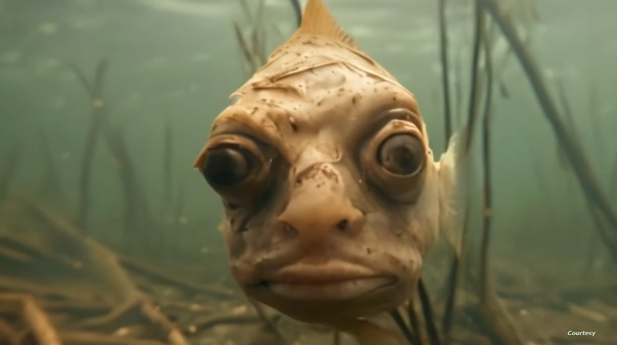 Fish with Human Facese 