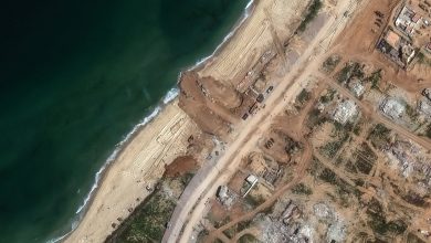 the construction of Gaza's maritime pier