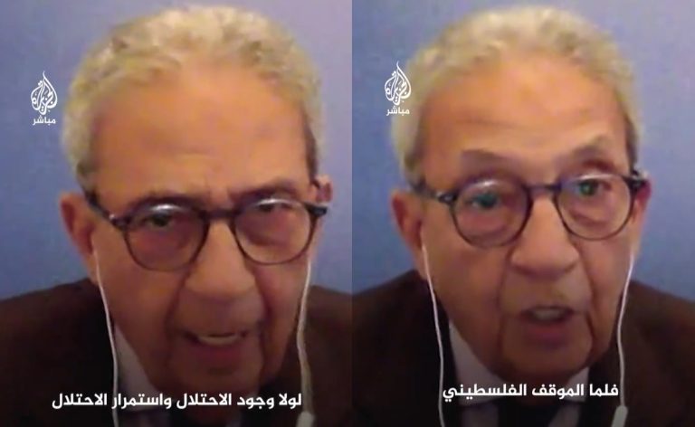 Amr Moussa’s Response to Allegations of Hamas Responsibility for Gaza Tragedy