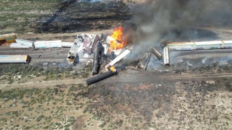 Dual Blaze: Train Derailment Fire in the Southwest and Pier Inferno in California