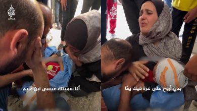 the heart-wrenching farewell of a Palestinian mother to her only son