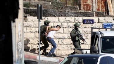 The number of detainees in the West Bank