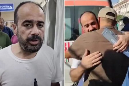 The release of Dr. Mohammad Abu Salmiya, director of Al-Shifa Hospital in Gaza