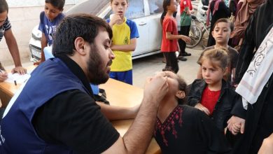 Gaza children immunization