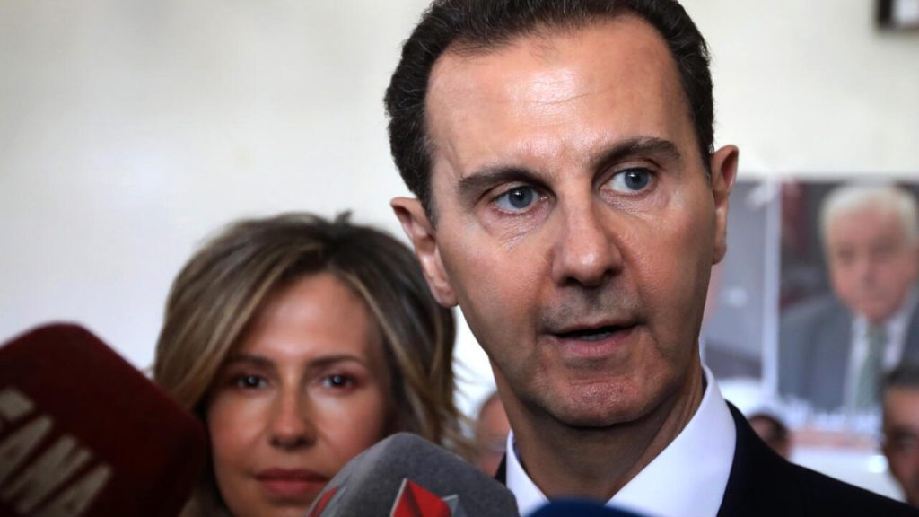 Bashar al-Assad's escape to Russia