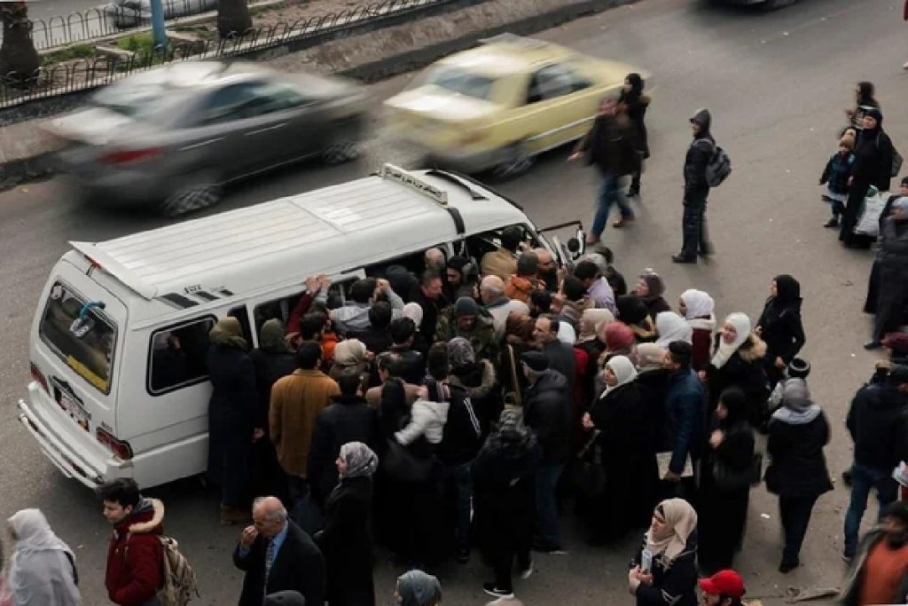 Public transportation in Damascus 