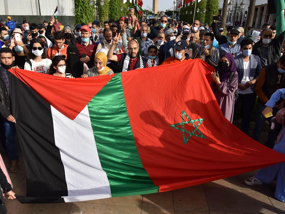 Thousands of Moroccans Protest Against Trump’s Gaza Plan and Israeli Minister’s Visit