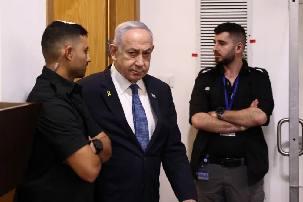 Israeli Prime Minister Benjamin Netanyahu’s corruption trial resumed in Tel Aviv after a two-week delay due to surgery and international travel.