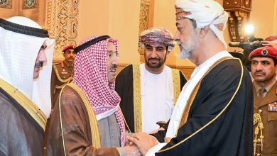 امير الكويت صباح الاحمد والسلطان هيثم بن طارق watanserb.com