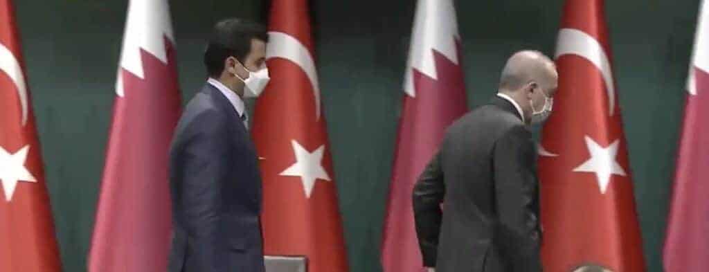 أمير قطر وأردوغان watanserb.com