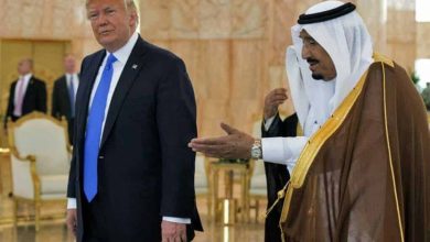 الملك سلمات وترامب watanserb.com