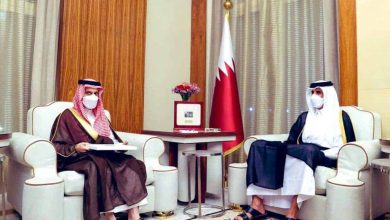 أمير قطر يستقبل وزير خارجية السعودية watanserb.com