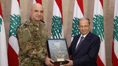 الرئيس اللبناني وقائد الجيش جوزيف عون watanserb.com