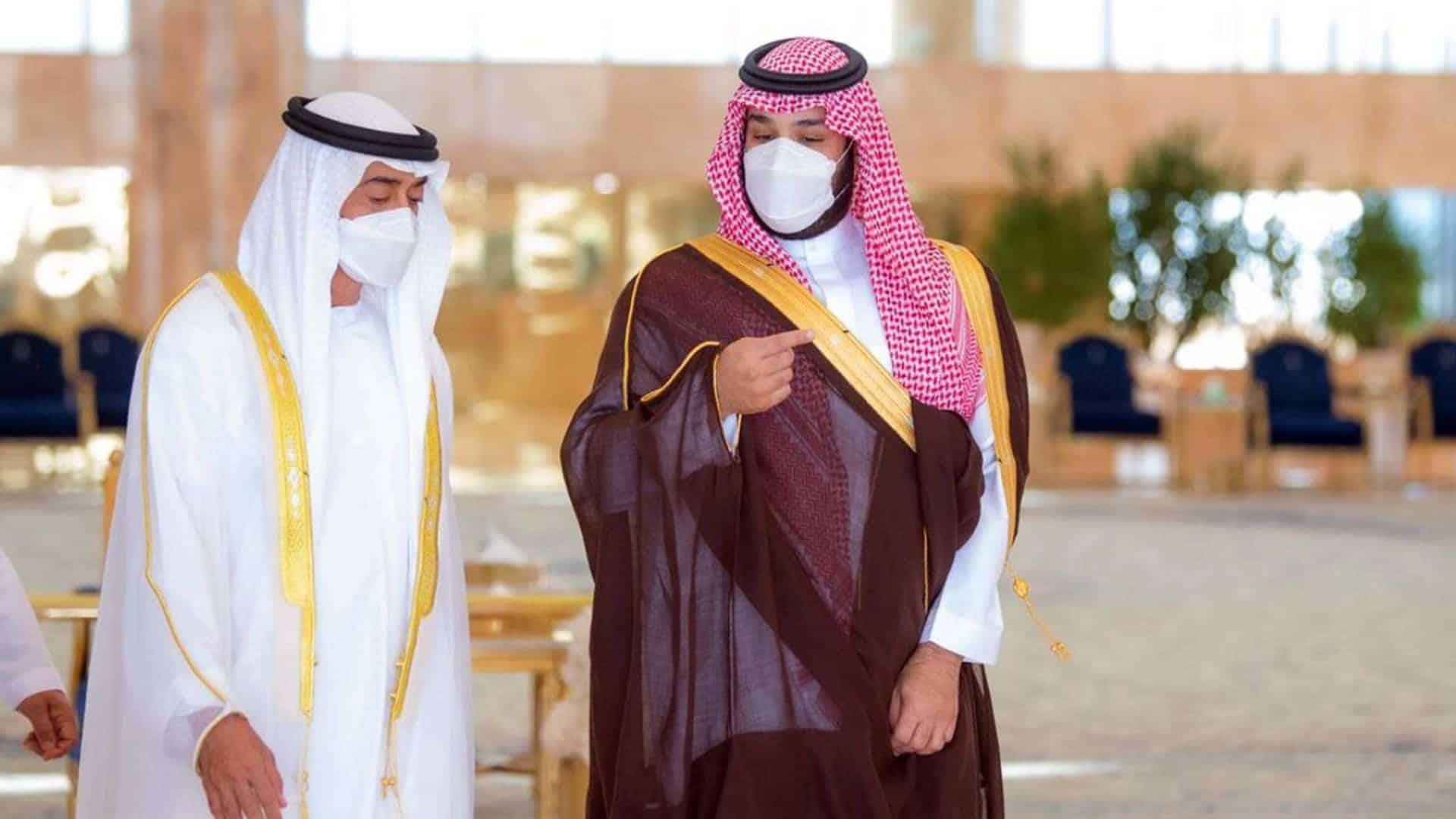 محمد بن زايد ومحمد بن سلمان watanserb.com