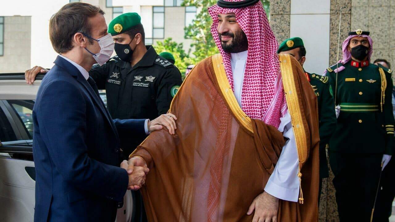 محمد بن سلمان و ماكرون watanserb.com