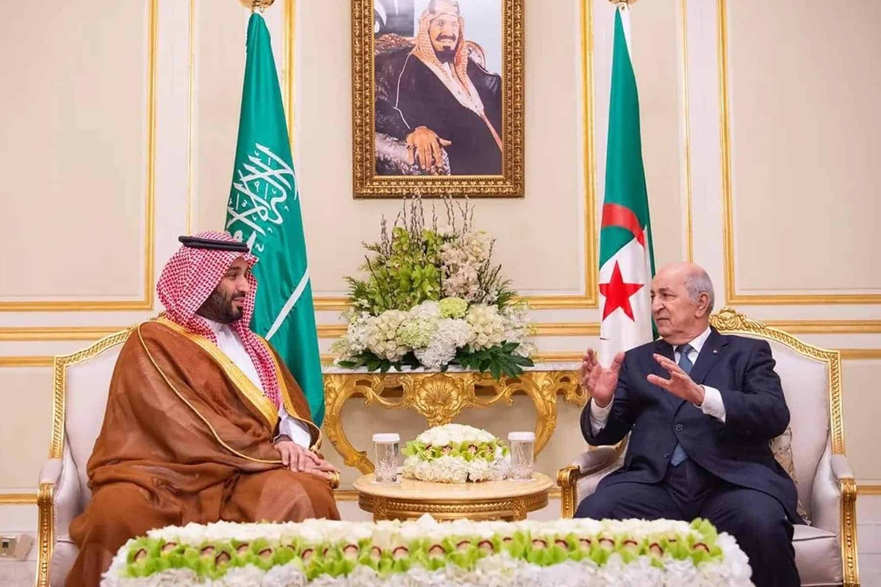 ابن سلمان و عبدالمجيد تبون watanserb.com