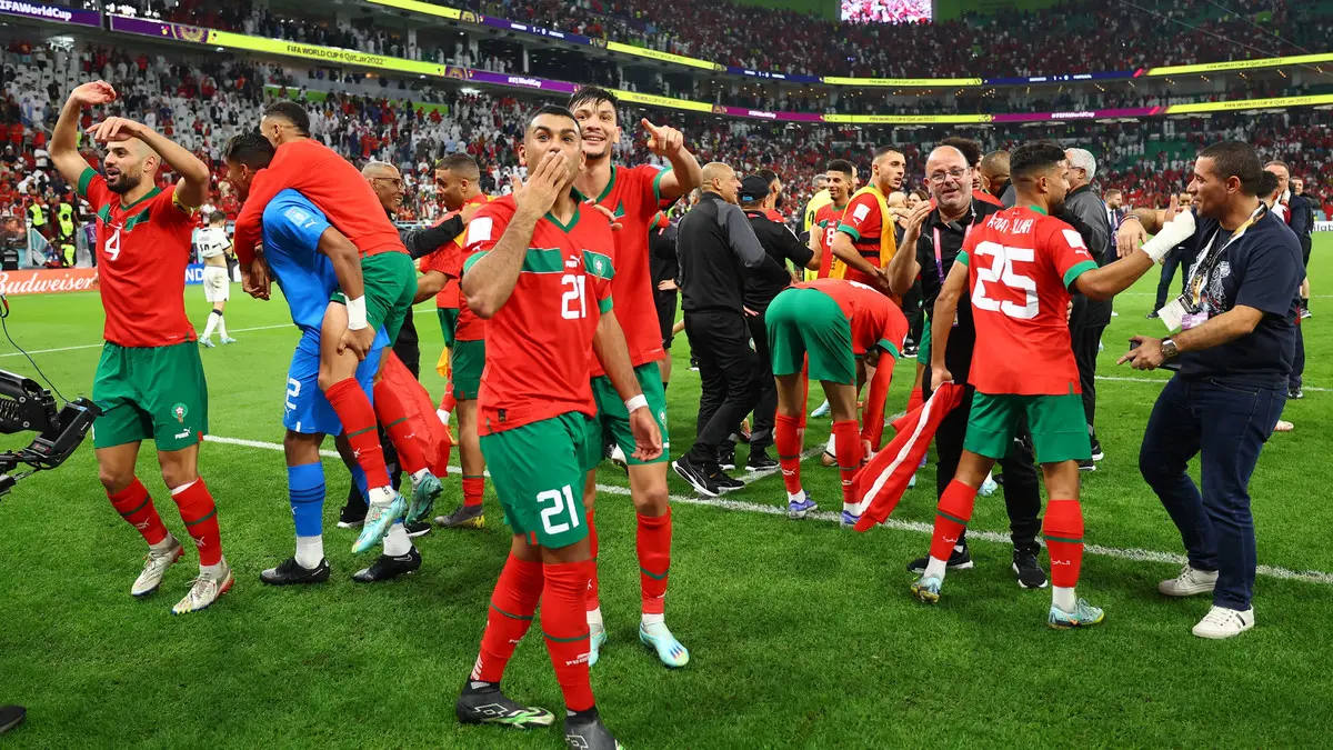 استقبال المنتخب المغربي في المغرب watanserb.com