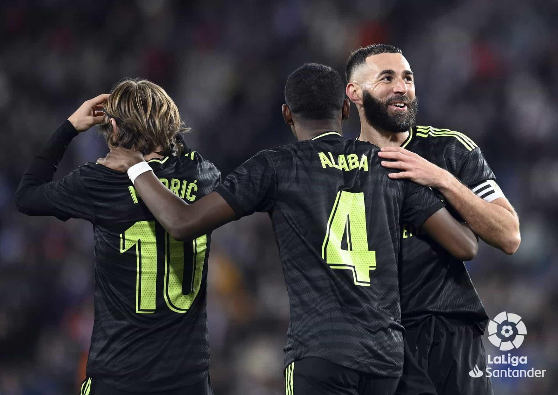 احتفال ريال مدريد بفوز على بلد الوليد 