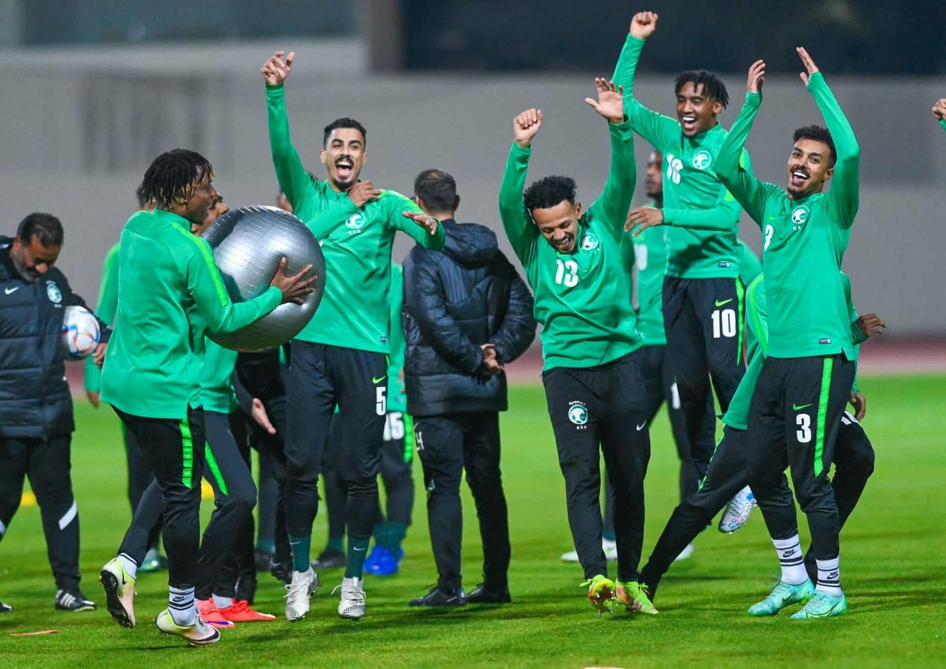 تدريبات منتخب السعودية