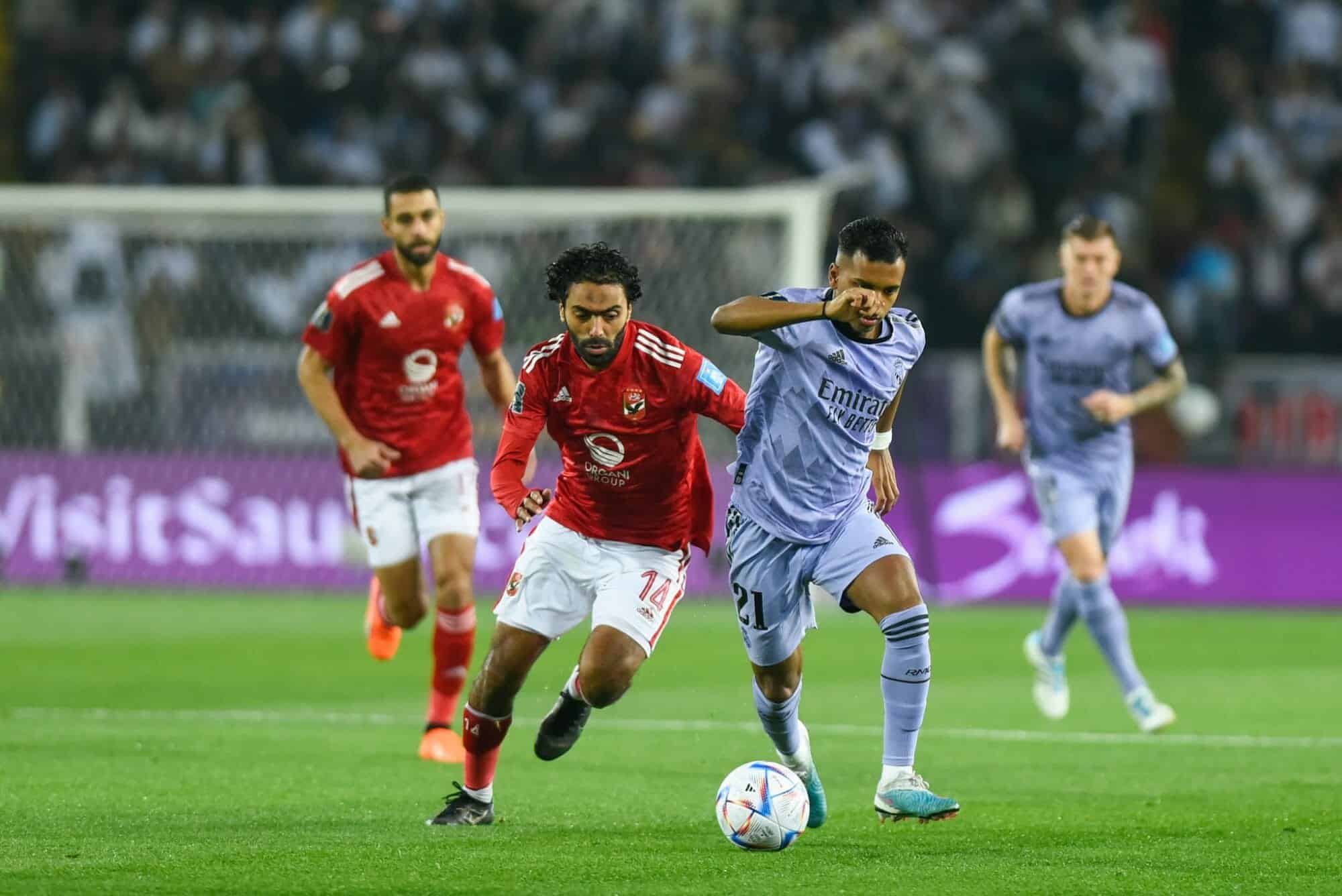 مباراة ريال مدريد والأهلي المصري