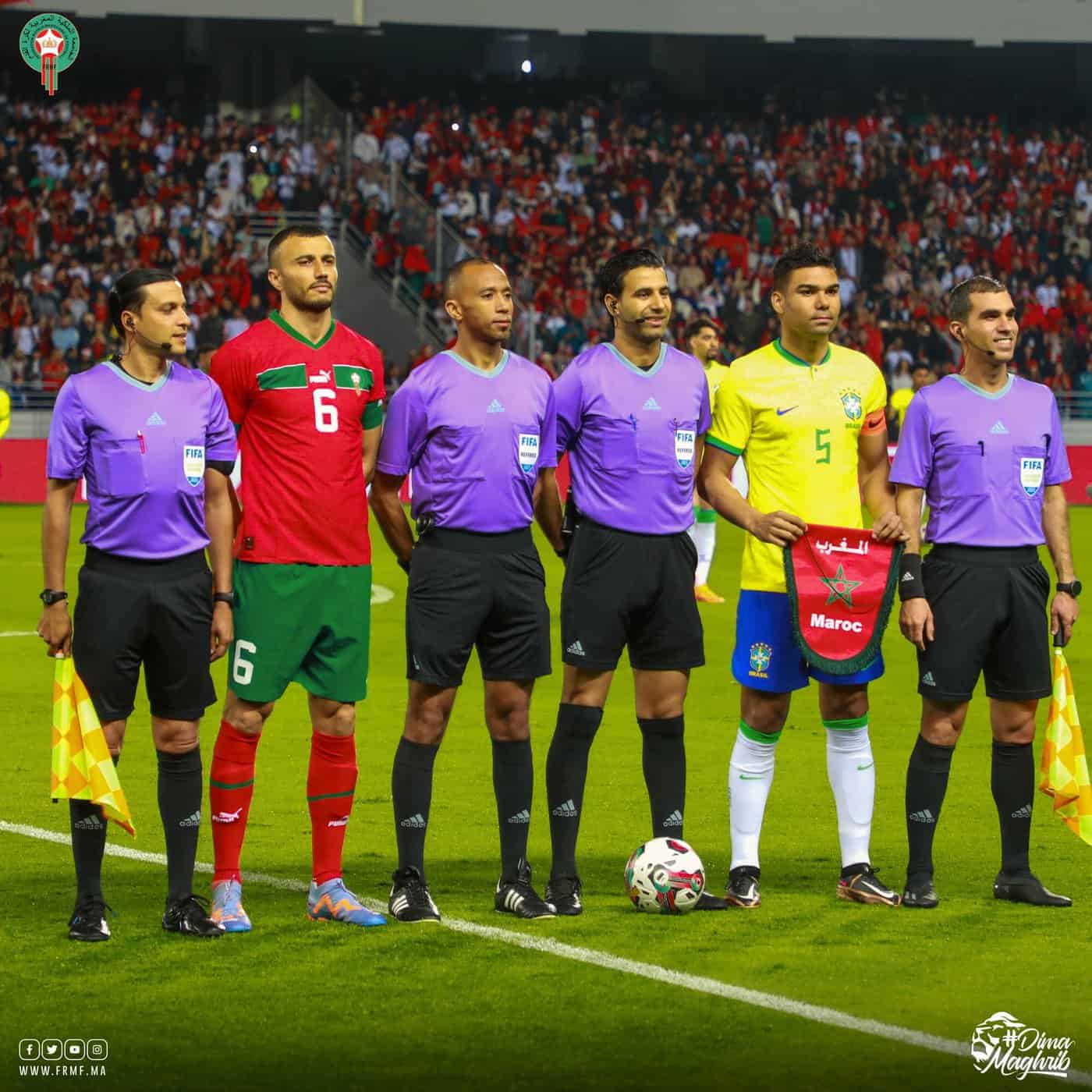 مباراة البرازيل والمغرب