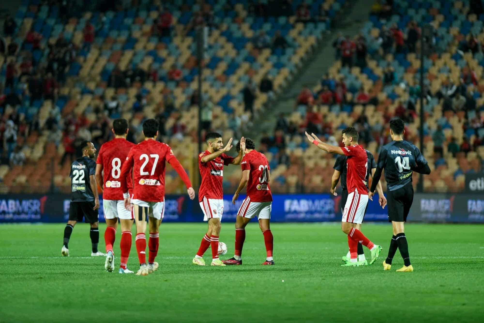 فوز الأهلي على فاركو في الدوري المصري